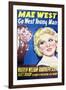 Go West Young Man - Movie Poster Reproduction-null-Framed Photo