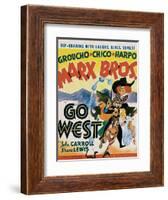 Go West-null-Framed Art Print