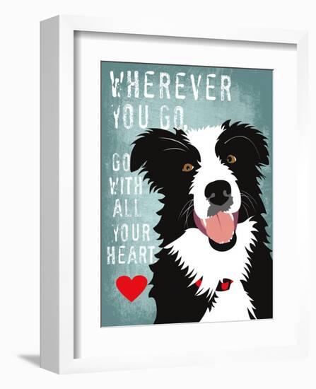 Go with All Your Heart-Ginger Oliphant-Framed Art Print