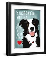 Go with All Your Heart-Ginger Oliphant-Framed Art Print