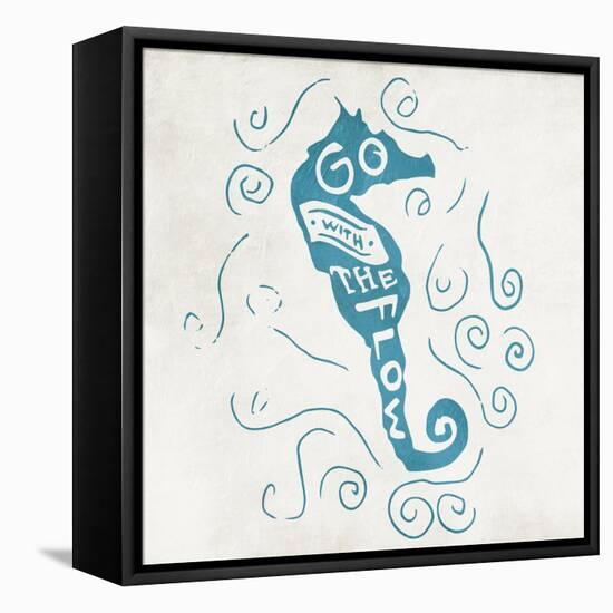 Go With Clean-Jace Grey-Framed Stretched Canvas