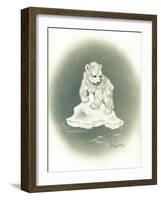 Go with the Floe-Peggy Harris-Framed Giclee Print