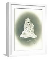 Go with the Floe-Peggy Harris-Framed Giclee Print