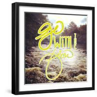 Go with the Flow-Kimberly Glover-Framed Giclee Print