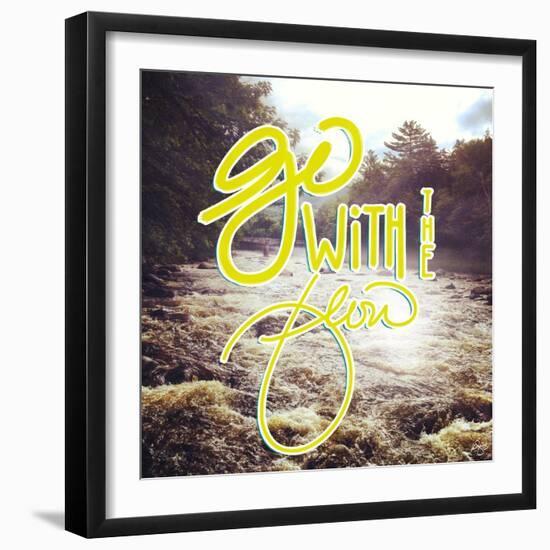 Go with the Flow-Kimberly Glover-Framed Giclee Print
