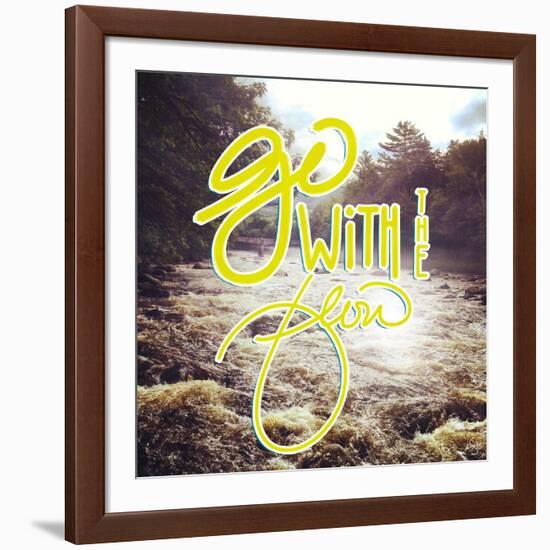 Go with the Flow-Kimberly Glover-Framed Giclee Print