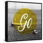 Go-null-Framed Stretched Canvas