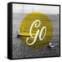 Go-null-Framed Stretched Canvas