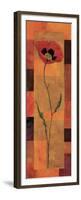 Goa Poppy Panel I-Paul Brent-Framed Premium Giclee Print