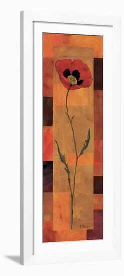 Goa Poppy Panel I-Paul Brent-Framed Art Print