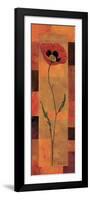 Goa Poppy Panel I-Paul Brent-Framed Art Print