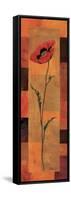 Goa Poppy Panel II-Paul Brent-Framed Stretched Canvas