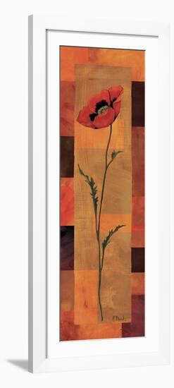 Goa Poppy Panel II-Paul Brent-Framed Art Print