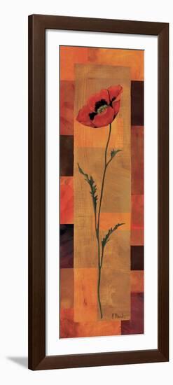 Goa Poppy Panel II-Paul Brent-Framed Art Print