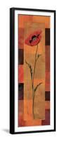 Goa Poppy Panel II-Paul Brent-Framed Premium Giclee Print