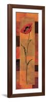 Goa Poppy Panel II-Paul Brent-Framed Premium Giclee Print