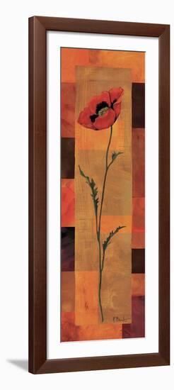 Goa Poppy Panel II-Paul Brent-Framed Premium Giclee Print