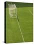 Goal and Net on Empty Soccer Field-David Madison-Stretched Canvas