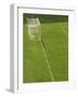 Goal and Net on Empty Soccer Field-David Madison-Framed Photographic Print
