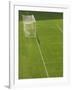 Goal and Net on Empty Soccer Field-David Madison-Framed Photographic Print