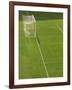 Goal and Net on Empty Soccer Field-David Madison-Framed Photographic Print