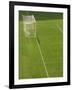 Goal and Net on Empty Soccer Field-David Madison-Framed Photographic Print