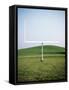 Goal Post in Field-Michael Prince-Framed Stretched Canvas