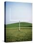 Goal Post in Field-Michael Prince-Stretched Canvas