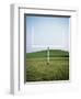 Goal Post in Field-Michael Prince-Framed Photographic Print