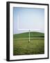 Goal Post in Field-Michael Prince-Framed Photographic Print