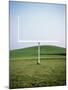 Goal Post in Field-Michael Prince-Mounted Photographic Print