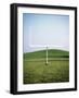 Goal Post in Field-Michael Prince-Framed Photographic Print