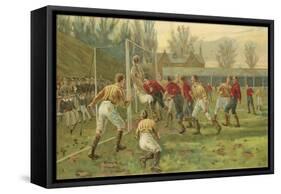 Goal-Thomas Marie Madawaska Hemy-Framed Stretched Canvas