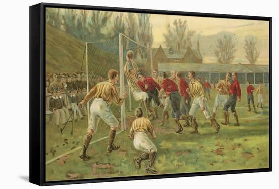 Goal-Thomas Marie Madawaska Hemy-Framed Stretched Canvas