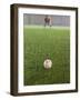 Goalie Anticipating Soccer Kick-David Madison-Framed Photographic Print