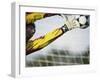 Goalie Attempting to Stop a Soccer Ball-null-Framed Photographic Print