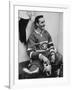 Goalie Jacques Plante in Locker Room, During Game-null-Framed Premium Photographic Print