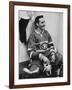 Goalie Jacques Plante in Locker Room, During Game-null-Framed Premium Photographic Print