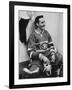 Goalie Jacques Plante in Locker Room, During Game-null-Framed Premium Photographic Print