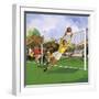 Goalkeeper in the Football Match-null-Framed Giclee Print