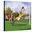 Goalkeeper in the Football Match-null-Stretched Canvas