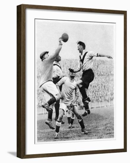 Goalmouth Action at Clapton Orient, London, 1926-1927-null-Framed Giclee Print