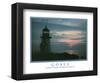 Goals A Journey of a Thousand Miles Begins with a Single Step Lighthouse-null-Framed Mini Poster