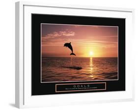 Goals - Dolphin-Unknown Unknown-Framed Photo