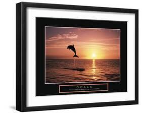 Goals - Dolphin-Unknown Unknown-Framed Photo