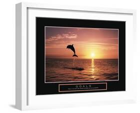 Goals - Dolphin-Unknown Unknown-Framed Photo