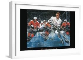 Goals - Hockey-Unknown Unknown-Framed Premium Giclee Print