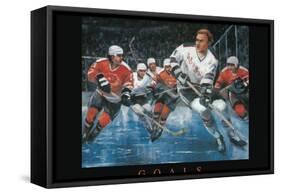 Goals - Hockey-Unknown Unknown-Framed Stretched Canvas