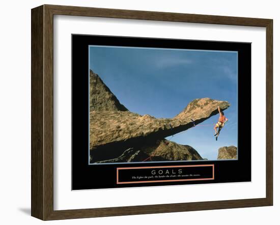 Goals-null-Framed Art Print