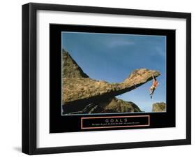 Goals-null-Framed Art Print